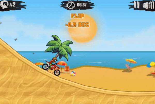 moto x3m double flip