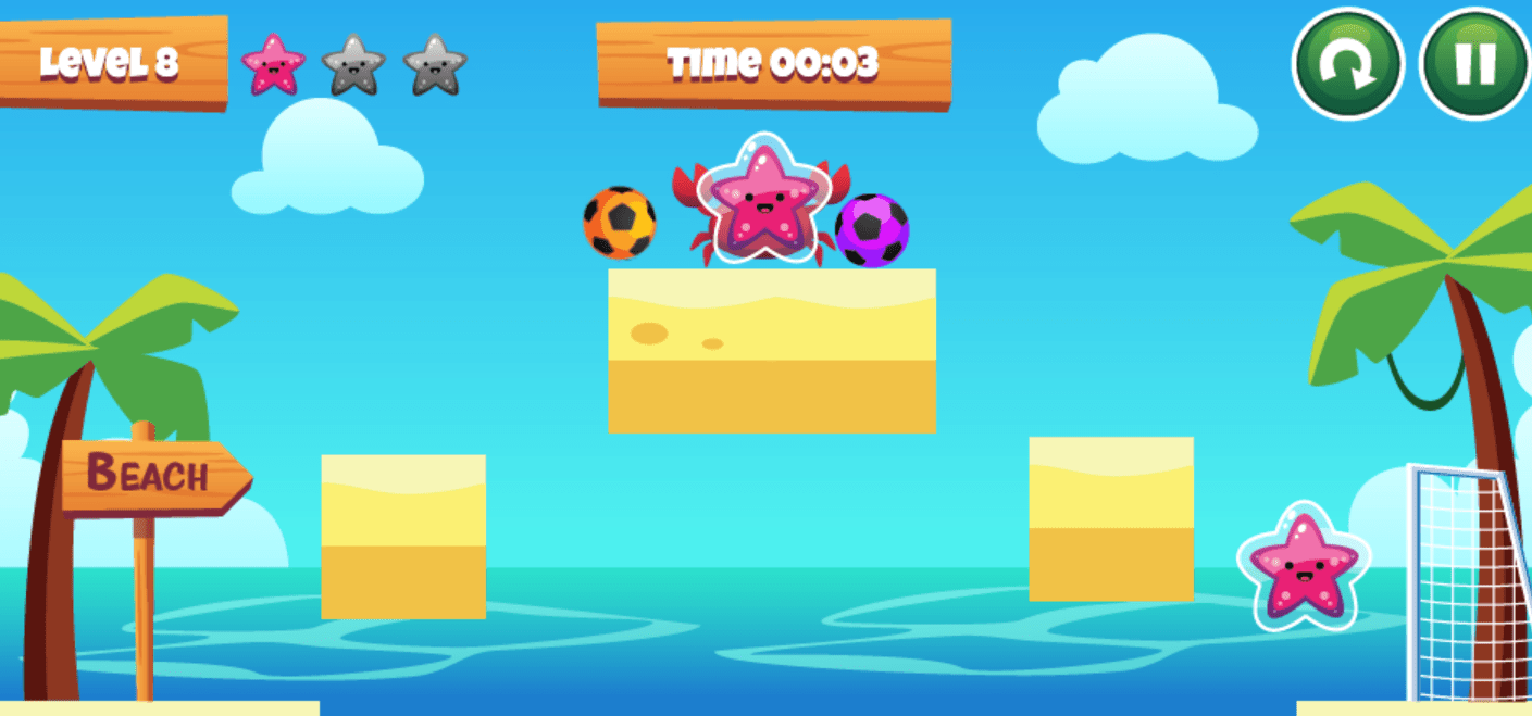 Beach Soccer Bowling Game