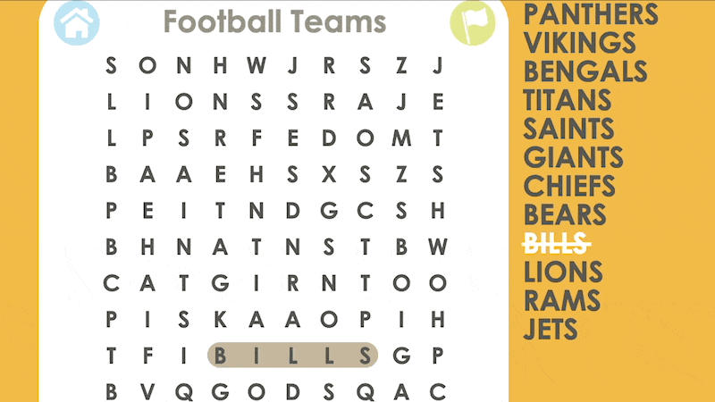 Word Search Puzzles Gameplay